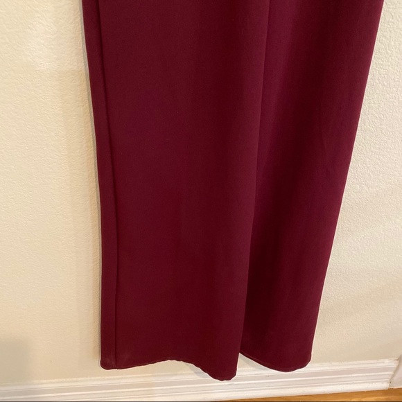 Lulus Burgundy One-Shoulder Ruffle Maxi Dress - Picture 13 of 14